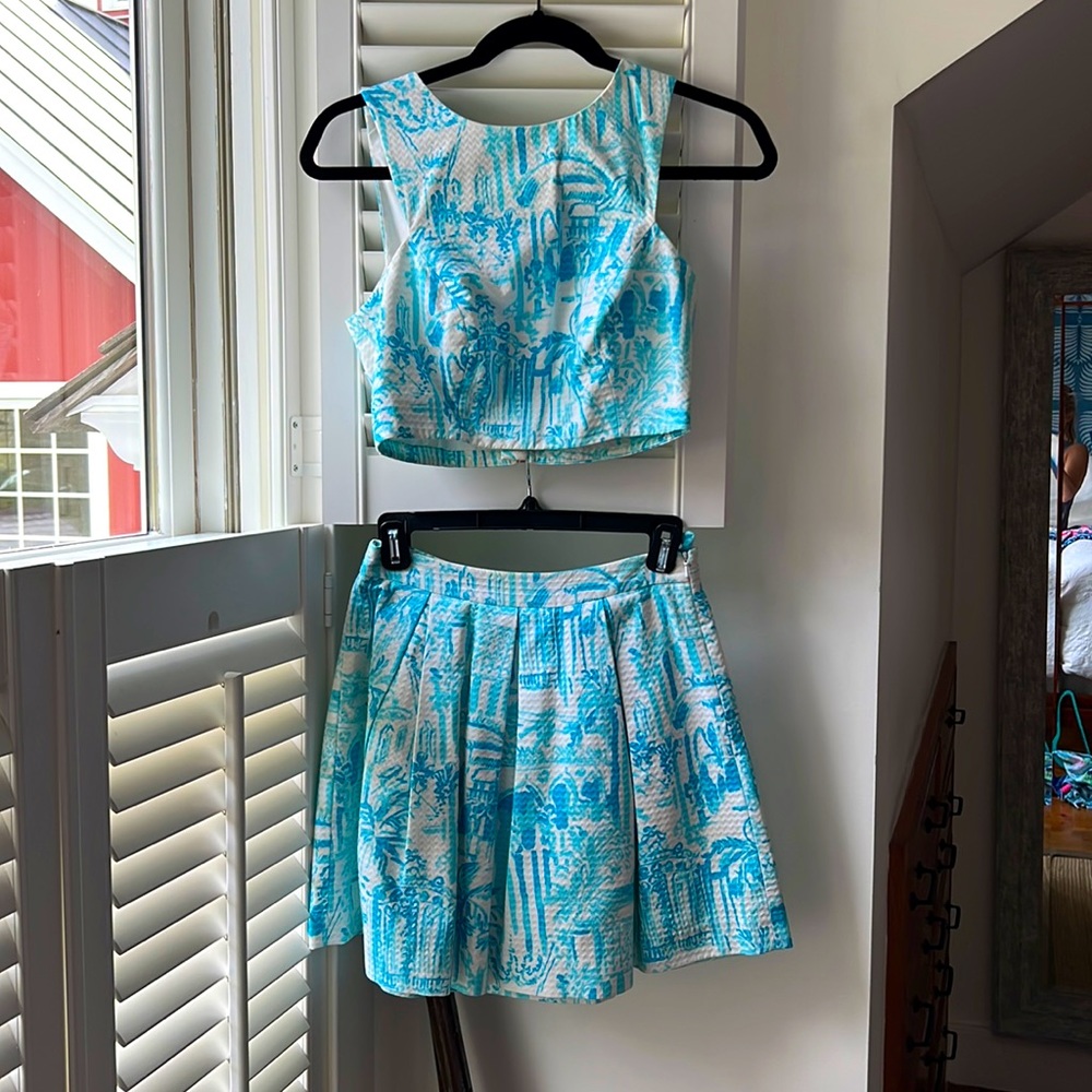 Lily Pulitzer 2 piece dress, size 0